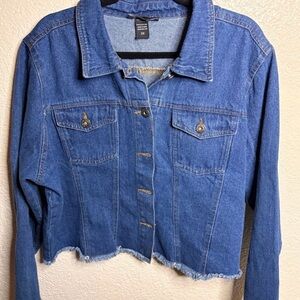 Boutique Eighty Eight Premium
Fringe 2X Jean Jacket